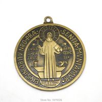 【CW】♧❣◕  Big St Benedict Medal Pendant Diameter is