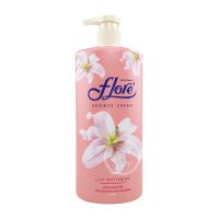 ครีมอาบน้ำ ฟลอเร่ สูตร ลิลลี่ ไวท์เทนนิ่ง 500 มล. Flore Lily Whitening Shower Cream 500 ml.