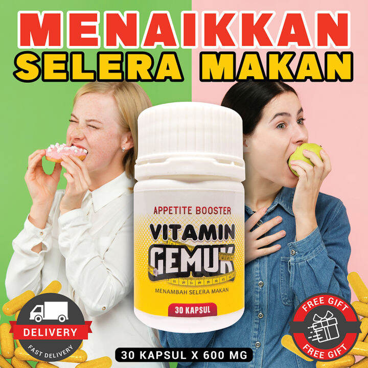 [READY STOCK] VITAMIN SUPER GEMUK weight gain ubat gemuk tambah berat