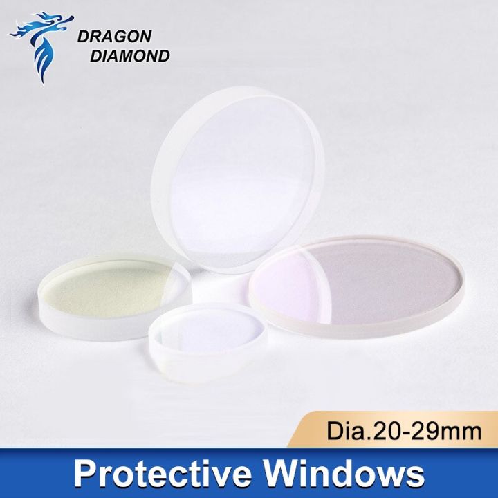 5pcs-lot-laser-protective-lens-windows-lens-quartz-fused-silica-dia-20-27-9mm-for-fiber-laser-1064nm-raytools-high-quality