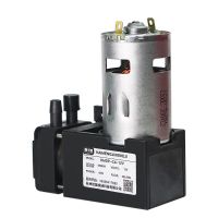 DC 12V/24V 42W Mini DC Oilless ปั๊มสูญญากาศขนาดเล็กปั๊มดูดสุญญากาศปั๊มไดอะแฟรมปั๊มลม-85KPA + 550KPA 40L/MIN