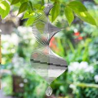 《Glass house》3D สวน Wind Spinner เกลียวสแตนเลส Wind Spinners สำหรับ Yard และ Garden Decor Unique Magical Swivel Outdoor Art Windmill