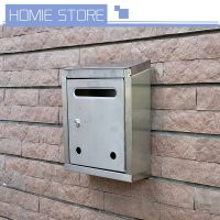 แนะนำขายดี? ตู้จดหมาย กล่องจดหมาย ตู้รับจดหมาย กล่องรับจดหมายหน้าบ้าน  ตู้จดหมายล็อกได้ กันสนิม ทนแดดทนฝน พร้อมกุญแจ MAIL BOX