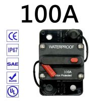 【YF】 2022 Brand 30A-300A AMP Circuit Breaker Fuse Reset 12-48V DC Car Boat Auto Waterproof Box Fusibles Amplificador