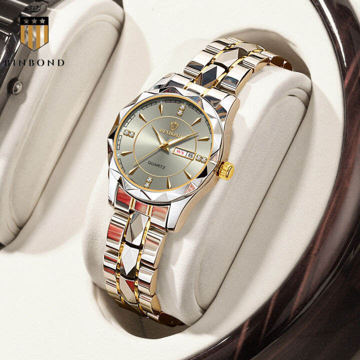 BINBOND 2023 New Trend Business Style Women's Watch Fashion Waterproof