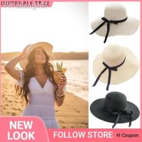 INS New simple Foldable Wide Brim Floppy Girls Straw Hat Sun Hat Beach Women Summer Hat UV Protect Travel Cap Lady Caps Female