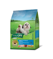 Dog n joy Complete Adult Small Breed Chicken&amp;Chicken Liver ด็อกเอ็นจอย สูตรสุนัขโตพันธุ์เล็ก รสไก่และตับ ขนาด 3 KG.