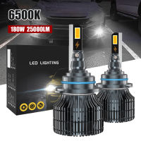 MB 2ชิ้น H7 H1 H11 9005 9006 9012 LED หลอดไฟหน้า180วัตต์25000LM ไฟหน้ารถ6500พันสีขาวกันน้ำ C An BUS 12โวลต์/24โวลต์โคมไฟอัตโนมัติ