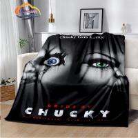 【CW】☢❏✕  Printed Horror Stimulate Movie Childs Chucky  Couch Warm Bedspreads Super soft