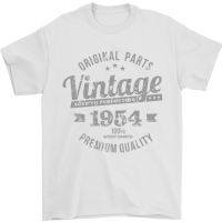 Vintage Year 69Th Birthday 1954 Mens Tshirt