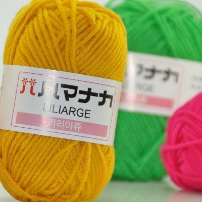 4ply 25g/Set Soft Wool Milk Cotton Yarn Anti-Pilling High Quality Hand Knitting For Scarf Sweater Hat Doll Craft