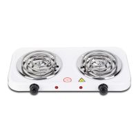 แบบพกพาไฟฟ้า2000W Mocha หม้อเตาคู่ Hotplate ปรับอุณหภูมิเตา Home Kitchen Cook กาแฟเครื่องทำความร้อน