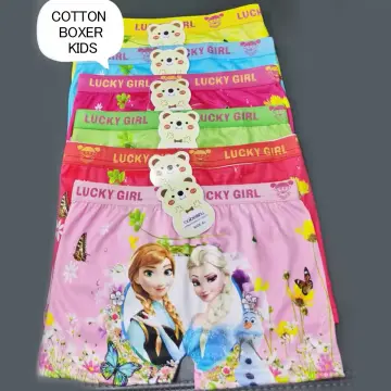 Fashion 6PCs Pure Cotton Disney Printed Girls Panties+Free Panty Bag @ Best  Price Online