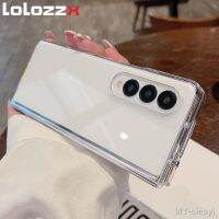 Shockproof Bumper Transparent Phone Case For Samsung Galaxy Z Fold 3 4 5G Fold3 Fold4 ZFold3 ZFold4 Clear Protective Back Cover