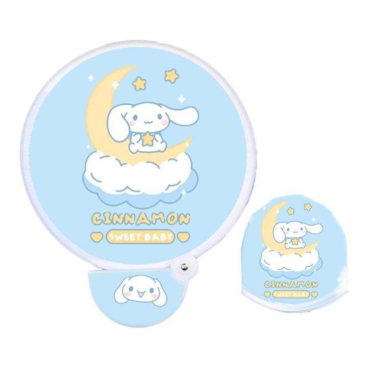 cute-sanrio-fan-portable-and-foldable-group-fan-summer-fan-folding-gift-silk-handle-folding-fan-semi-circular-outdoor-fan-cloth-japanese-handleless-mini-i8b8