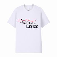 Mens Cotton Tshirt The Vampire Diaries Mens Tshirt Printing Tshirts
