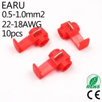 ▤✗ 10PCS Red 0.5-1.0mm2 22-18 AWG Scotch Lock Wire Electrical Cable Connectors Quick Splice Terminals Crimp Adaptetr Socket Plug