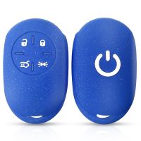 【LZ】☋❀☈  Silicone Car Key Case Capa Cadeia Titular Acessórios Proteção de Veículos de Nova Energia Fiat 500e 500 2023