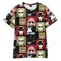 Anime SPY x FAMILY Print Short Sleeve T-Shirt For Kids Boys /Girls