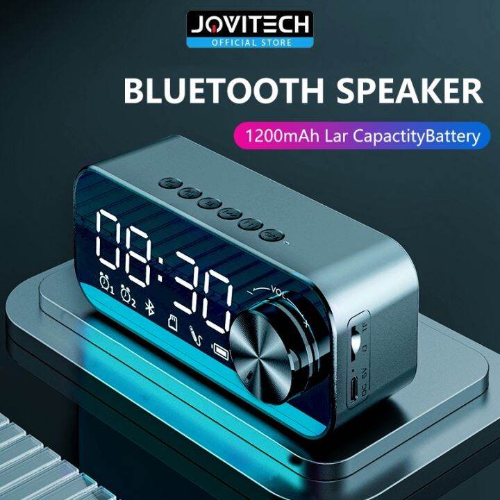 Jovitech Speaker Jam Led Bluetooth Portable Stereo Original Display Alarm Wireless S16 Lazada