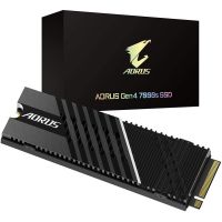 GIGABYTE AORUS Gen4 7000s SSD 1TB 2TB PCIe 4.0 NVMe M.2, Nanocarbon Coated Aluminum Heatsink, 3D TLC NAND, SSD ## คีย์บอร์ด  เคส  Wireless  คอมพิวเตอร์