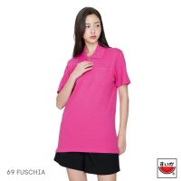 แตงโม (SUIKA) - เสื้อแตงโมคอปก POLO ชาย-หญิง (69 FUSCHIA)