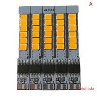 Heishada 5ชิ้นไฟ LED แฟลชเทียนไดโอดบอร์ดโคมไฟ DIY เทียนเลียนแบบเปลวไฟ PCB อุปกรณ์ตกแต่งหลอดไฟ