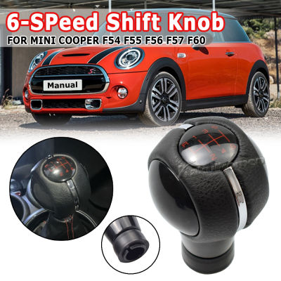 6ความเร็วรถเกียร์ธรรมดา Shift Knob Shifter สำหรับ Mini Cooper F55 F56 F54 F60 7641999