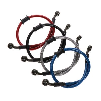 1PC Universal Motorcycle Brake Line Motorcycle Dirt Bike Braided Steel Hydraulic Reinforce Clutch Oil Hose Tube 500 To 800mm