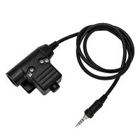 Yaesu Vertex U94 Ptt Tactical Headset Adapter Plug For Yaesu Vertex VX-6R VX-7R VX6R VX7R FT-270 VX-127 VX-170 Walkie Talkie