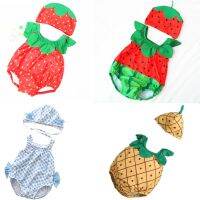 ◎┇✷ Baby Girls Boys Swimwear for Newborn 0-3Y Babies New Fruits Little Beach Swimsuit Toddler Bathing Clothes 2pcs Set New Outfits