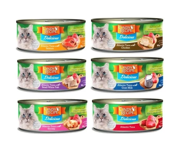 Cindy's Recipe Delicious Wet Cat Food 80g (All Flavors) | Lazada PH