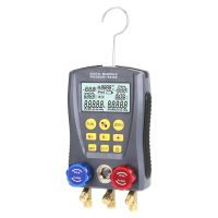 Pressure Gauge Refrigeration Digital Vacuum Pressure Manifold Tester Meter HVAC Temperature Tester Digital Manifold Gauge Meter HVAC Vacuum Pressure