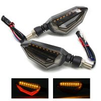 ✔สัญญาณไฟเลี้ยวรถจักรยานยนต์ไฟกระพริบ LED ไฟกระพริบแฟลช Led สำหรับ Kawasaki Ninja 300 Er6n 650 Z650รุ่น650 Mt03 Mt10