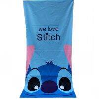 2023 Cute Lilo Stitch Baby Bath Beach Towel Mini Stitch Soft Absorbent Boys Girls Swimming Towel Washcloth 70x140cm