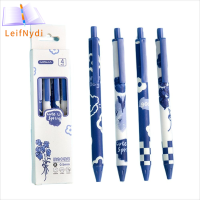 LEIFNYDI เครื่องเขียน4ชิ้น/เซ็ตเครื่องเขียนนักเรียน Kawaii ปากกาเขียนหมึกเจลปากกาหมึกเจลปากกาปากกาปากกาเซ็นชื่อ