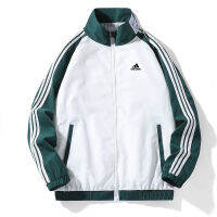 Adidase∮ Men S Casual Thin Baseball Jacket Zipper Coat Top มี6สีให้เลือก