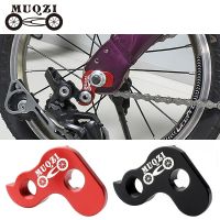 MUQZI 412 Folding Bike Frame Rear Derailleur Tail Hook Alloy Outside 3 Speed Hanger Extension Single Speed Refit Derailleur