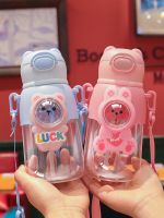 ♧♣ Childrens for school plastic summer high aesthetic value male and female students bottle straw