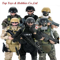 In stock Full Set doll 16 action figure military SWAT soldier Uniform Military toy Soldiers set military figure with Box