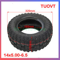 14x5.00-6.5ยางแบบไม่มียางสำหรับ14นิ้วล้อมอเตอร์ FLJ K6สกู๊ตเตอร์ไฟฟ้า E Kick Scooter ยาง14x5.00-6.5ยางสูญญากาศ