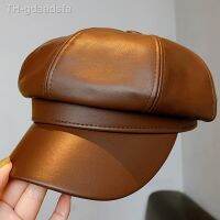 ∏⊕ Leather Octagonal Beret Hat Color Berets Baseball Cap Ladies Newsboy Cabbie Beanie