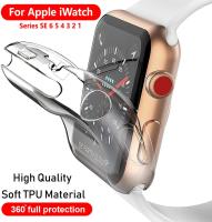 Watch Cover Case For Apple Watch 8/7/6/5/4 49MM 41MM 45MM 40MM 44MM Soft Slim Clear TPU Screen Protector For iWatch 3/2 38 42MM Cables