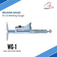 เกจ์วัดแนวเชื่อม รุ่น WG-1 (WG-06) HI-LO Stainless Steel Welding Gauge Inch &amp; Metric ยี่ห้อ WELDPLUS