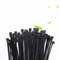 50pcs 5*500mm cable ties black zip tie durable plastic straps for wire cable Cable Management