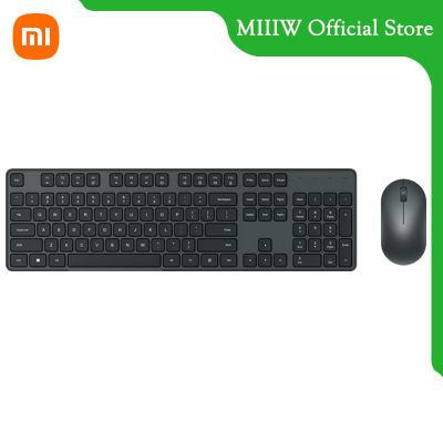 Xiaomi Wireless Mouse Keyboard Set 2 คีย์บอร์ดบลูทูธ เมาส์ไร้สาย คีย์บอร์ดไร้สาย Mice &amp; Keyboard Combos 104 keys 1000dpi 2.4GHz