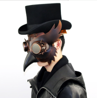 ขายร้อน Steampunk Plague Bird Doctor หน้ากากฮาโลวีนอีสเตอร์ Masquerade Party หมวกตลกคอสเพลย์ Props ของขวัญ