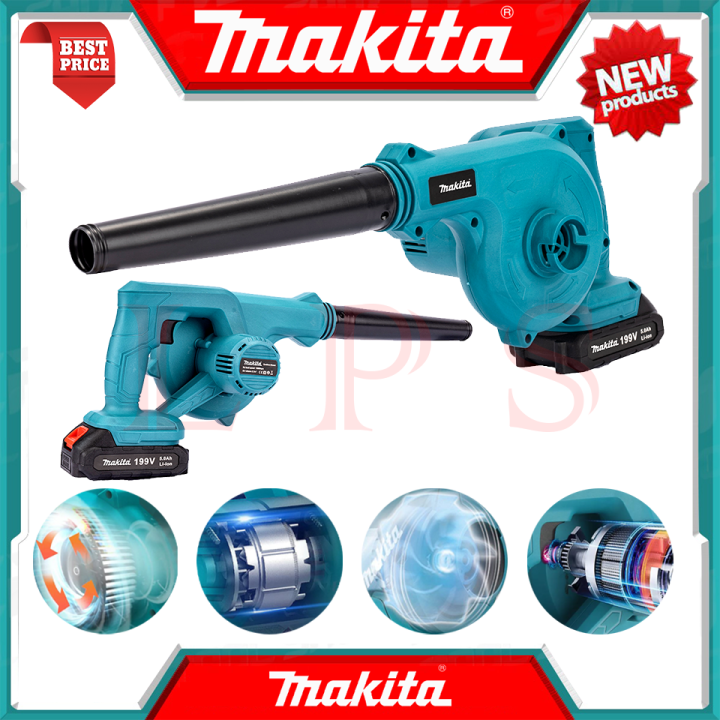 makita-blower-เครื่องเป่าลมไร้สาย-เป่าลม-เป่าฝุ่น-ดูดฝุ่น-รุ่น-199v-งานไต้หวัน-aaa-การันตี