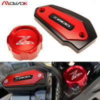 MOWOK สำหรับ KAWASAKI Z800 Z 800 Z800 2013-2016 2015รถจักรยานยนต์ CNC ด้านท้ายคุณภาพสูง &amp; ด้านหน้าเบรคกระปุกน้ำมันไฮดรอลิกหมวกกระบอกฝาครอบ