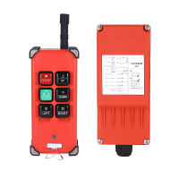 F21-4S 6ช่องอุตสาหกรรมวิทยุไร้สายรีโมทคอนลสวิทช์ความเร็วเดียว Hoist Crane Controller 1เครื่องส่งสัญญาณ1Receiver